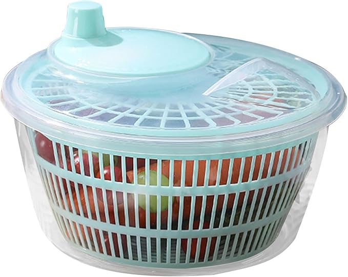 Salad Spinner Large Salad Spinner Lettuce Dryer Safe Effective Practical | Lettuce Cleaner Spinner for Fruits, Lettuce, Greens