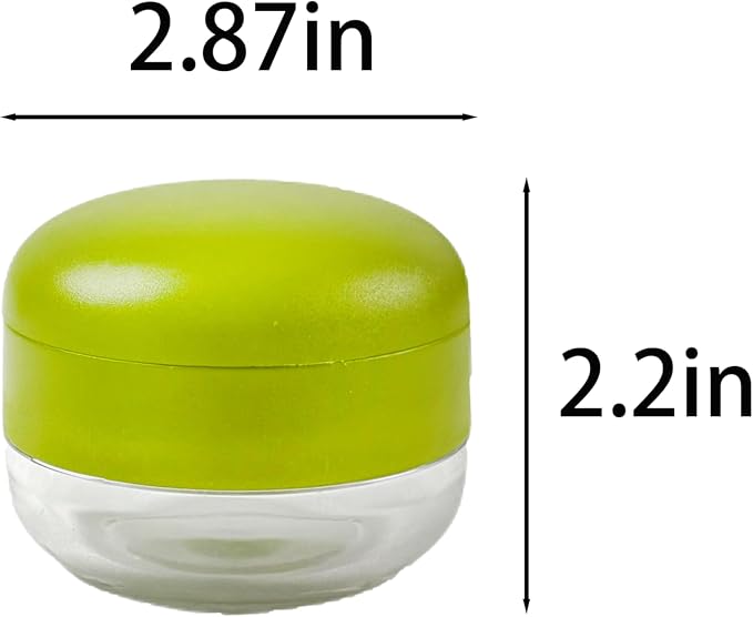 2PCS Stainless Steel Garlic Press Chopper Mini Kitchen Crusher Tool for Home Camping Daily Cooking
