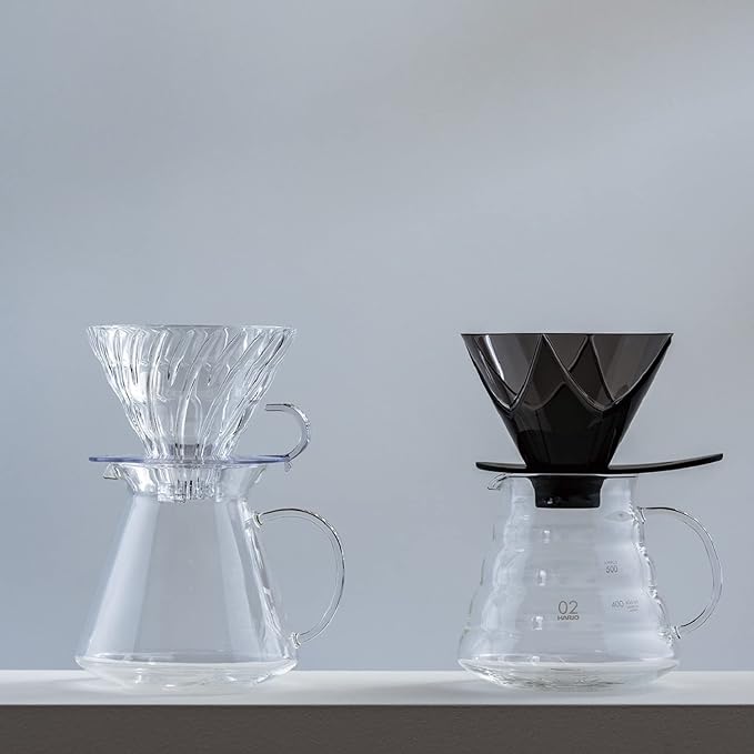 Hario V60 "Mugen" Ceramic Coffee Dripper, Size 02, White