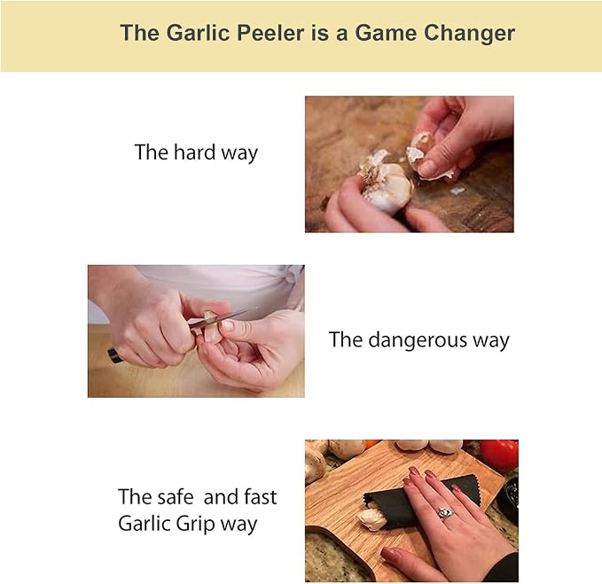Garlic Peeler Tube, Silicone Garlic Roller, Easy to Peel Garlic Cloves, Useful Kitchen Tool for Garlic(3colors)