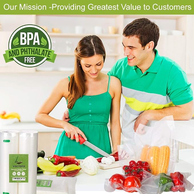 Quart 4mil 8"x12"Vacuum Sealer Bags 200ct for Food Storage | BPA Free PreCut Food Grade,Commercial Grade,Heavy Duty Vacuum Food Freezer Bags,Great for Sous Vide Vacuum Sealer