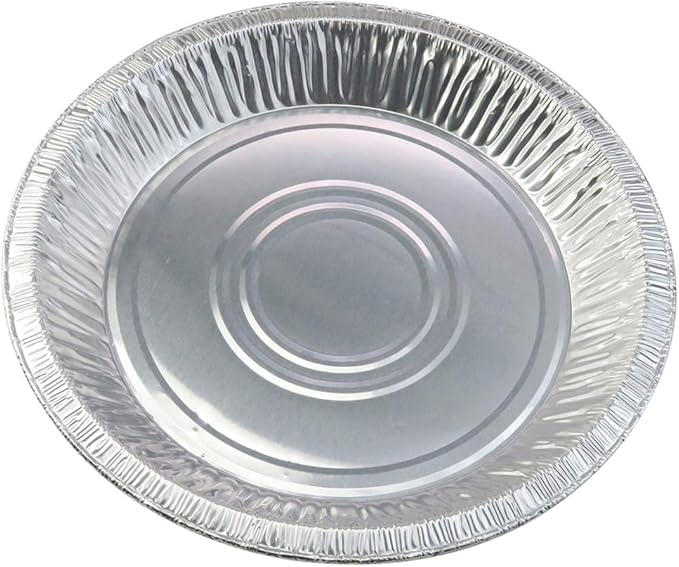 KitchenDance 10" Disposable Aluminum Foil Pie Pans - Pack of 13 | Strong & Sturdy Pie Tins for Bakers, Cooking, Kitchen, Cooks, Bakeries, Business | Oven to Table Convenience & 100% Recyclable