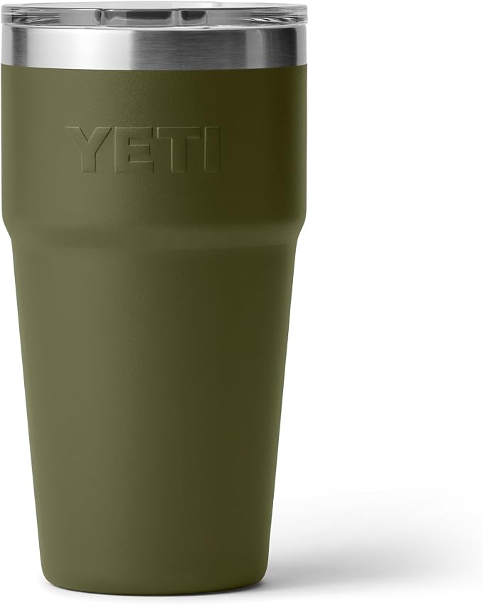 YETI Rambler 20 oz Stackable Tumbler, Stainless Steel, Vacuum Insulated with MagSlider Lid