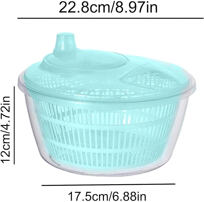 Salad Spinner Large Salad Spinner Lettuce Dryer Safe Effective Practical | Lettuce Cleaner Spinner for Fruits, Lettuce, Greens