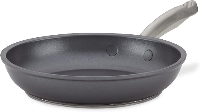 Anolon Accolade Forged Hard Anodized Nonstick Frying Pan/Skillet, 8 Inch, Moonstone Gray