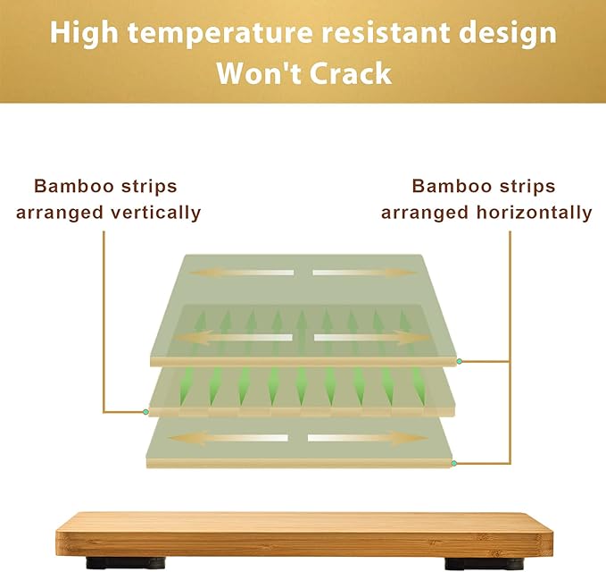 Cutting board Compatible with Breville BOV650XL/BOV670BSS Compact Smart Oven, Accessories for Countertop Toaster Oven, With Heat Resistant Silicone Feet, Creates Storage Space, Protects Cabinets