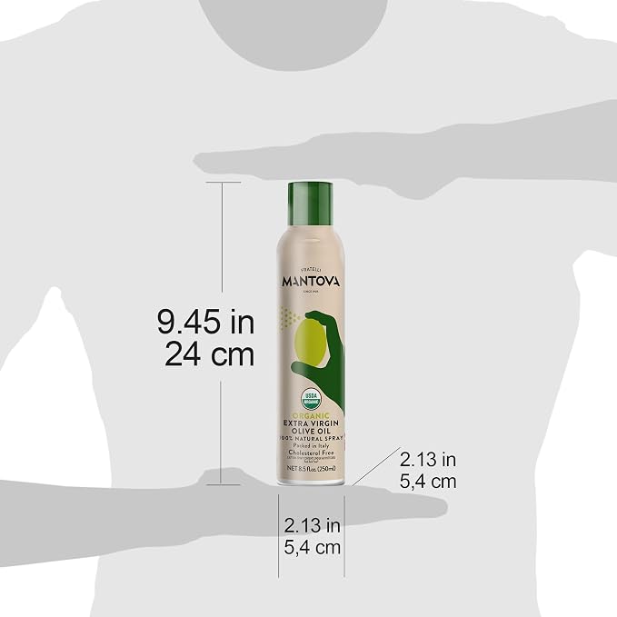 Mantova Organic Italian Extra Virgin Olive Oil Spray, 250ml