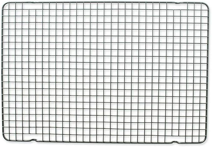 Nordic Ware 43343 Oven Safe Nonstick Baking & Cooling Grid (1/2 Sheet), One Size, Steel | Oven Safe Nonstick Crisping and Cooling Half Sheet Rack