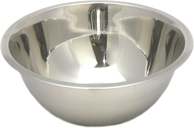 Chef Craft Brushed Mixing Bowl, 2.5-Quart, Stainless Steel