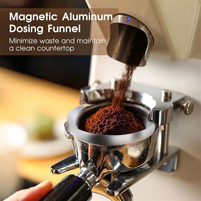 Reoszeank 58mm Espresso Accessories Kit, Distributor, Tamper, WDT, Funnel | Coffee Leveler, Espresso Distribution Tool, Dosing Funnel Set, fits 58 mm Espresso Machines and Portafilters