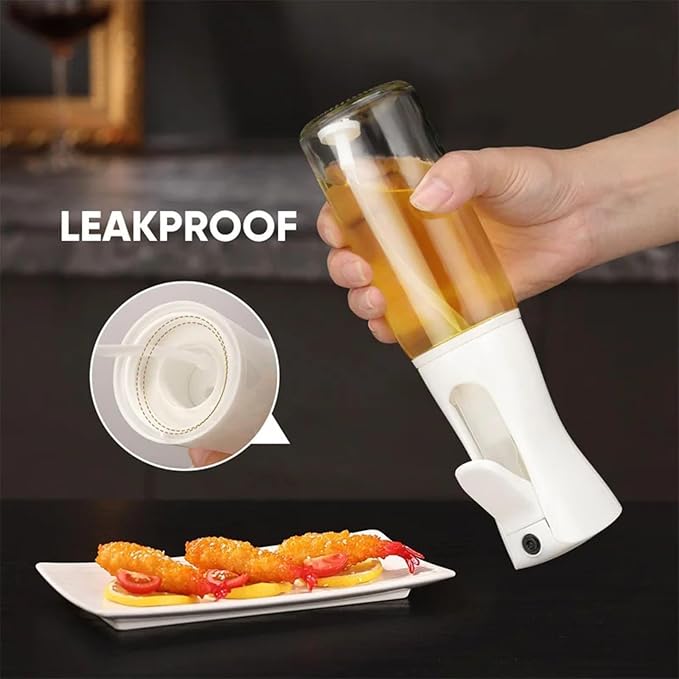 250ml Glass Olive Oil Sprayer for Cooking – Fine Mist Refillable Oil Dispenser Bottle for Air Fryer, Baking, Grilling & Salad – Premium Food-Grade Kitchen Gadget for Healthy Cooking