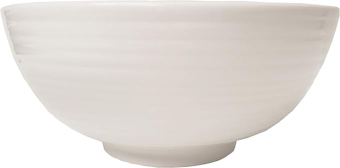 Tabletops Gallery Embossed Bone White Porcelain Round Dinnerware Collection- Chip Resistant Scratch Resistant, Contempo 12 Piece Dinnerware Set (Dinner Plate, Salad Plate, Cereal Bowl)