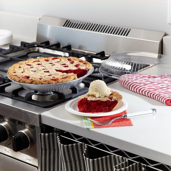 Hefty® 90810 Ez Foil® Aluminum Foilware Pie Pan, Round, Extra Large (Pack of 12)