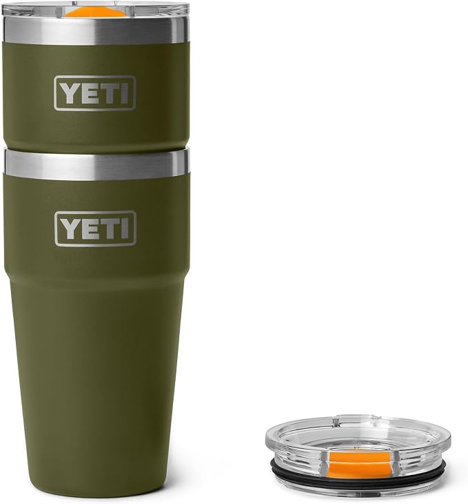 YETI Rambler 20 oz Stackable Tumbler, Stainless Steel, Vacuum Insulated with MagSlider Lid