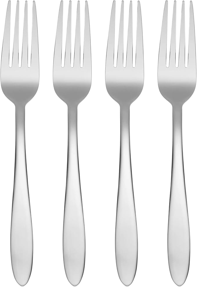 Oneida Mooncrest Dinner Forks Silverware Set for 4, Flatware