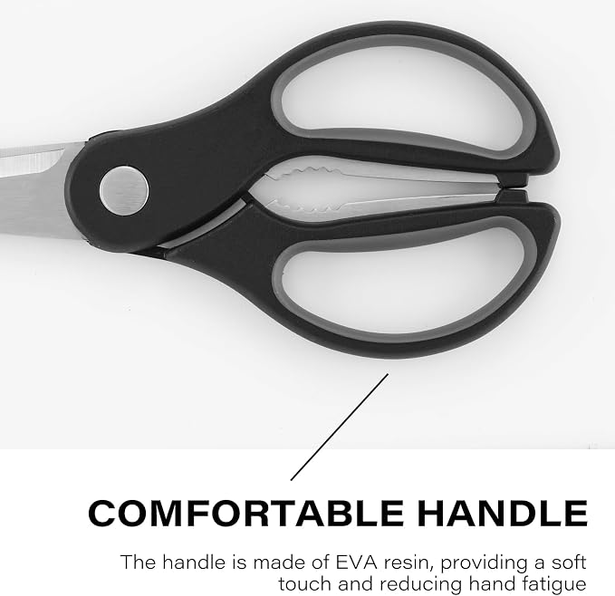 Kitchen Shears with Magnetic Holder Heavy Duty Magnetic Scissors for Fridge | Kitchen Scissors Magnet Sheath Set, Magnetic Holder, Magnet Protector, Strong Magnetic Protective Cover for Kitchen Shears