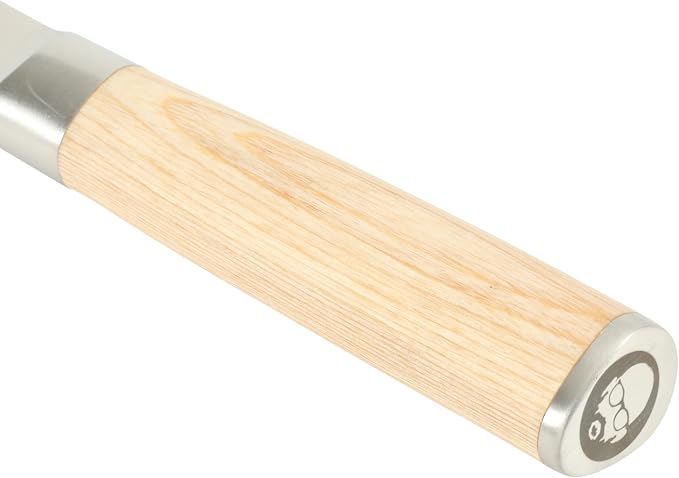 Babish 7.5-Inch Clef Knife – High-Carbon 1.4116 German Steel Kitchen Knife with Light Pakka Wood Handle, Chef & Cleaver Hybrid for Chopping, Slicing & Prep, Full-Tang, Razor Sharp, Ergonomic Design