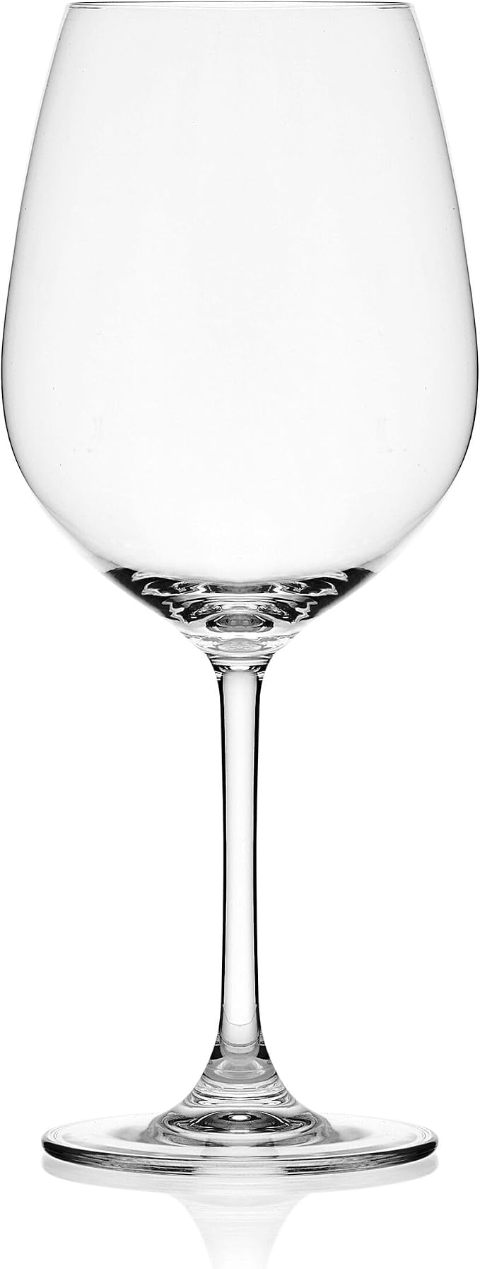 Mikasa Lana Bordeaux Red Wine Glasses, Set of 4, 22 Ounce, Clear