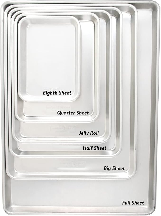 Nordic Ware - 43172AMZM Nordic Ware Half Sheet with Oven Safe Nonstick Grid, 2 Piece Set, Natural