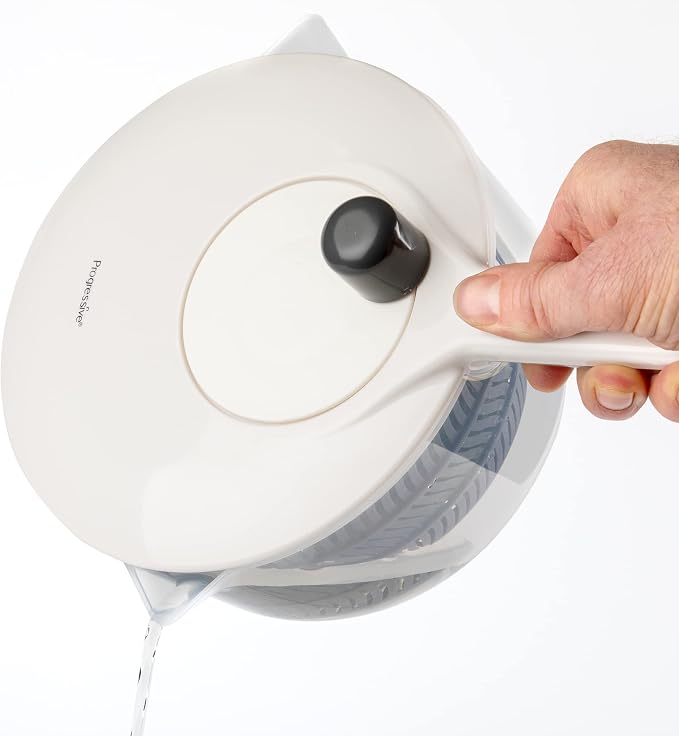 Prepworks by Progressive Salad Spinner with Handle - 2.5 Quart (Gray)