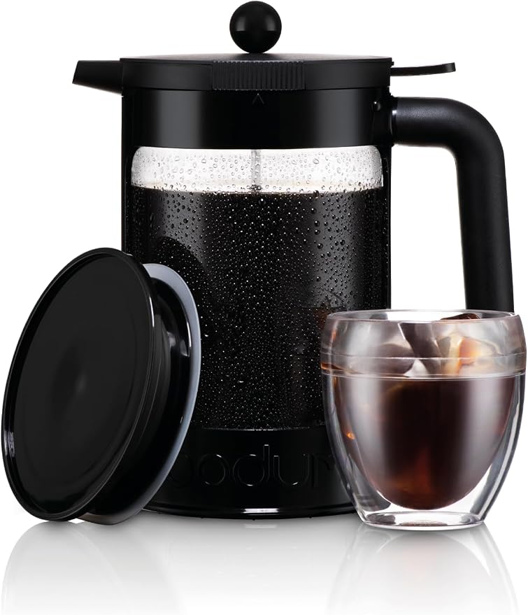 Bodum 51oz Cold Brew Coffee Maker, Black - Made in Portugal