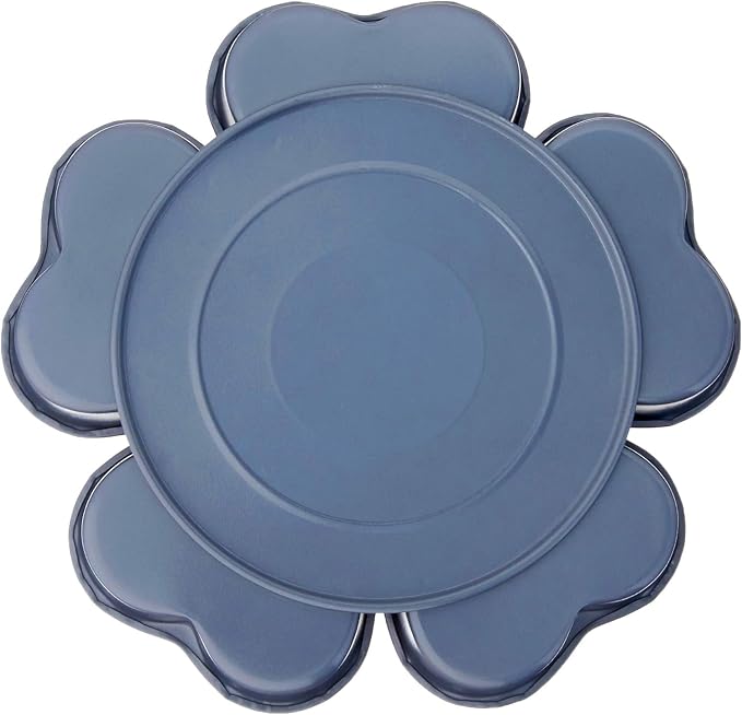 Fox Run Linked Heart Cake Pan, 4-Inch Hearts, Nonstick Heat Shaped Cake Pan | Makes 4 Mini Heart Cakes | Valentine's Day & Date Night Baking Pan | Consistent Results | 4 Inch Heart Shaped Cake Molds