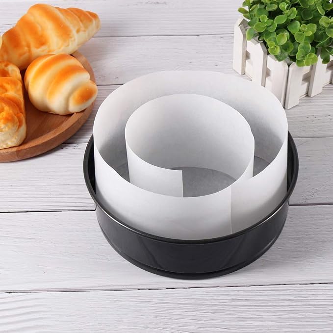 Cake Pan Liner, Nonstick Parchment Paper Liner Roll for Cake Pan, Springform Pan (4in x 164ft)