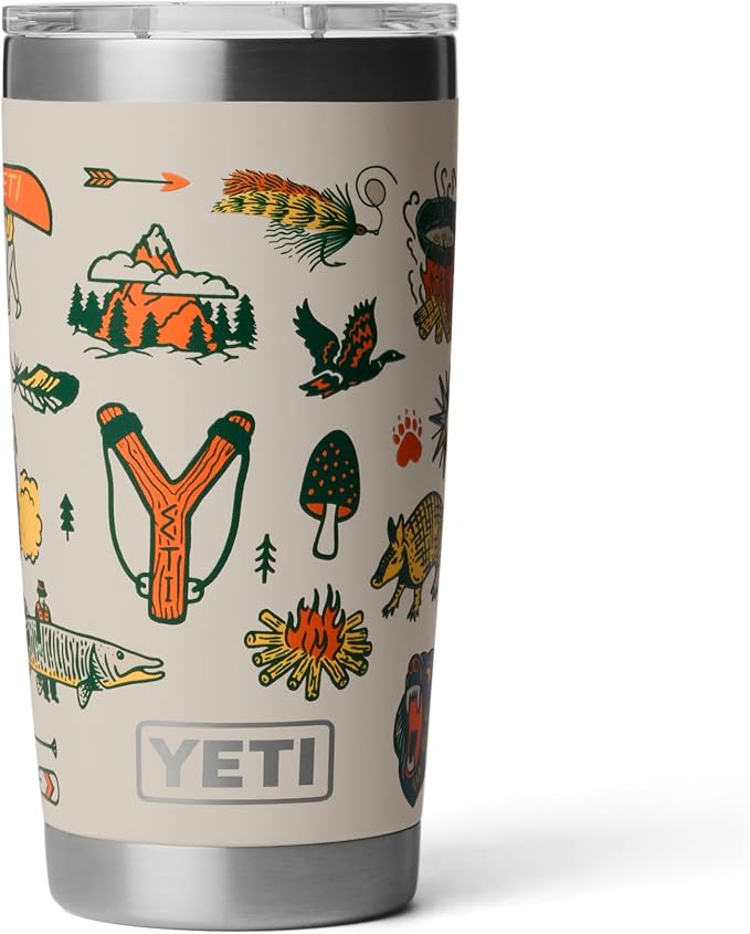 YETI Rambler 20 oz Stainless Steel Vacuum Insulated Tumbler w/MagSlider Lid