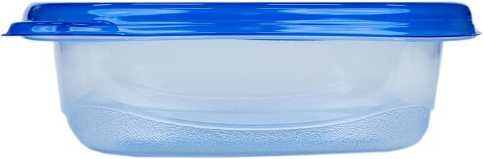 Glad GladWare Entree Food Storage Containers, Medium, 25 Oz, 5 Count, 2-Pk | Lock-tight seal for meal prep and lunches; microwave and dishwasher safe