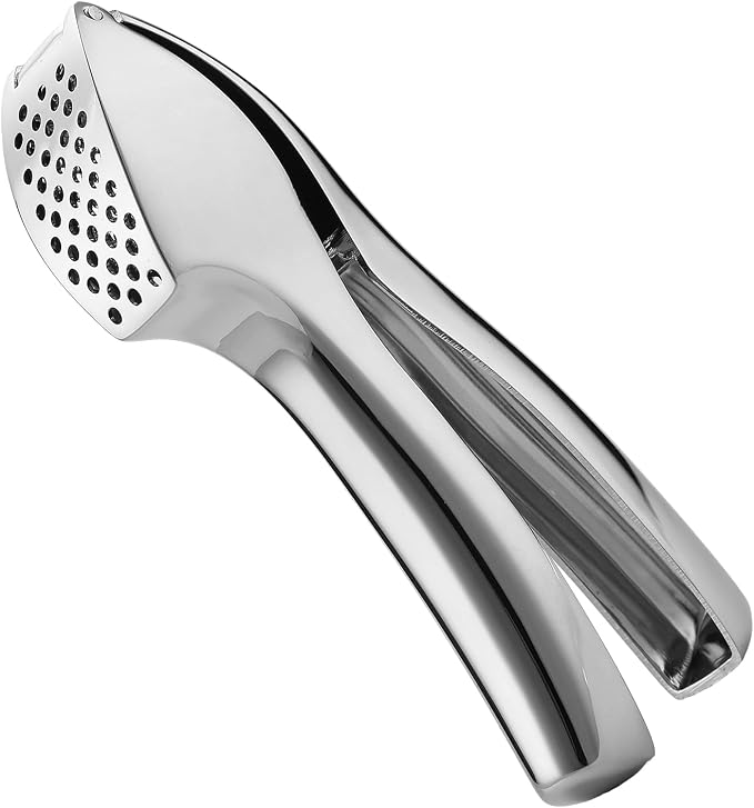Garlic Press Crusher - Rust-Proof, Easy to Clean and Queeze | Professional Garlic Mincer