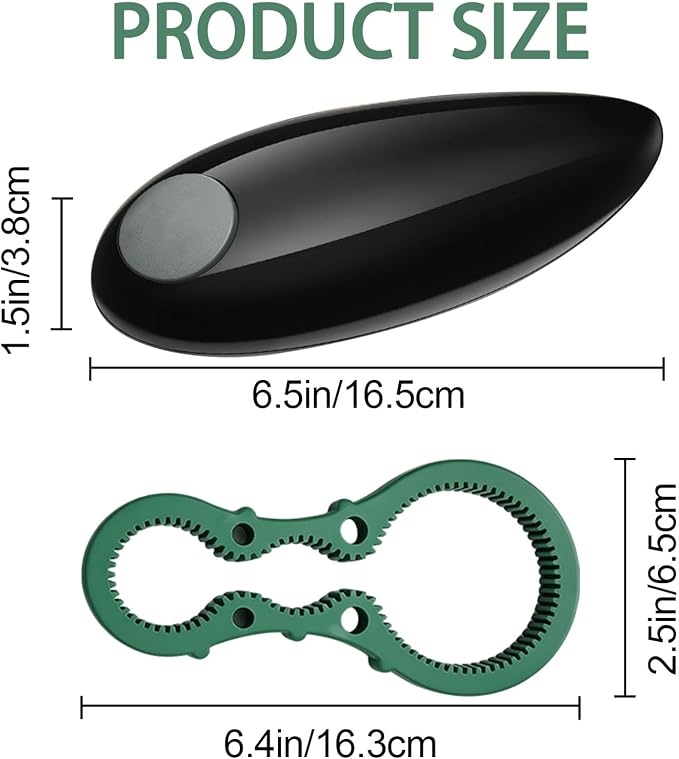Electric Can Opener, One Touch Can Opener Electric Fits all Can Sizes | Magnetic Lid Hold Automatic Can Opener, Lightweight and Easy to Store Can Openers for Seniors, Arthritis and Weak Hands