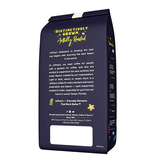 Joffrey's Coffee - Disney Encanto Familia Madrigal Blend | Artisan Medium Roast Coffee, 100% Arabica Beans, Brew or French Press (Ground, 11 oz)