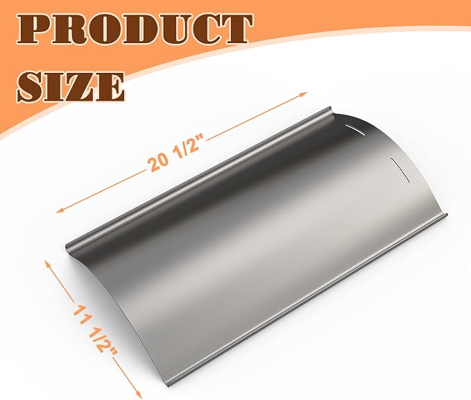 ZG450A Grill Drip Pan Replacement Parts for ZGrills 450A Wood Pellet Grill & Smoker Grill Accessories, Stainless Steel Grill Grease Drain Pan for Z Grills Pellet Wood Grill Smoker Parts