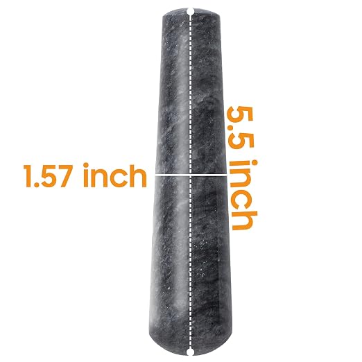 Marble Pestle, Easy Grinding, Suitable for Granite, Marble, Wood and Other Types of Mortar Replacement Pestle