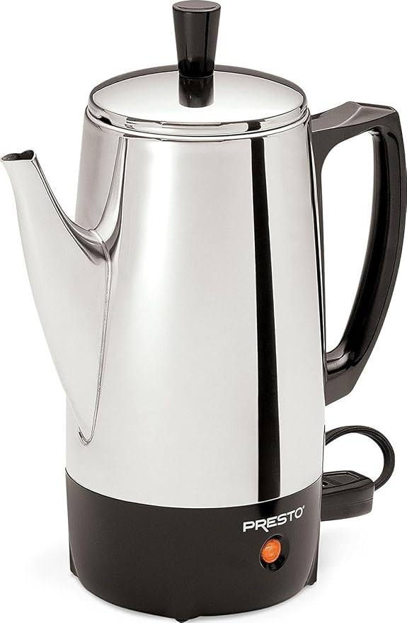 Presto 02822 Stainless Steel 6-Cup Electric Coffee Percolator