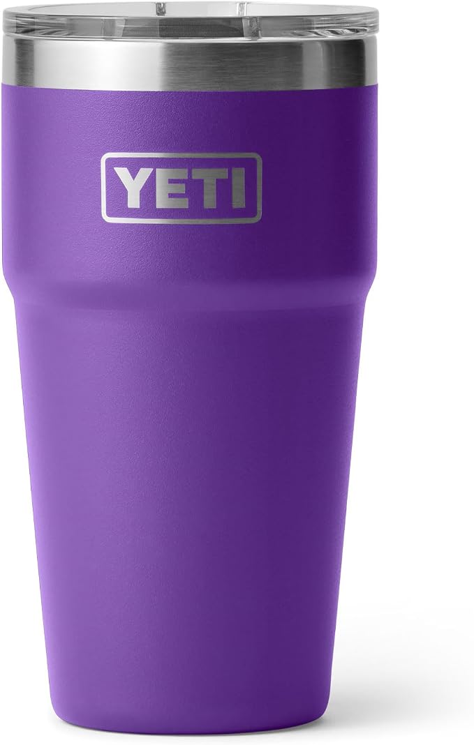 YETI Rambler 20 oz Stackable Tumbler, Stainless Steel, Vacuum Insulated with MagSlider Lid