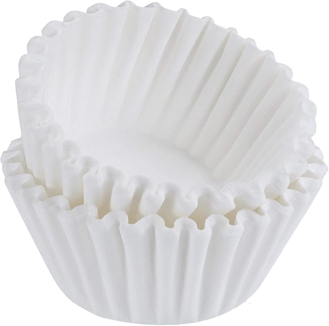8-12 Cup Basket Coffee Filters (White, 500) | Made in USA basket coffee filters, 8-12 cup size, white paper, 500 count, for drip coffee makers