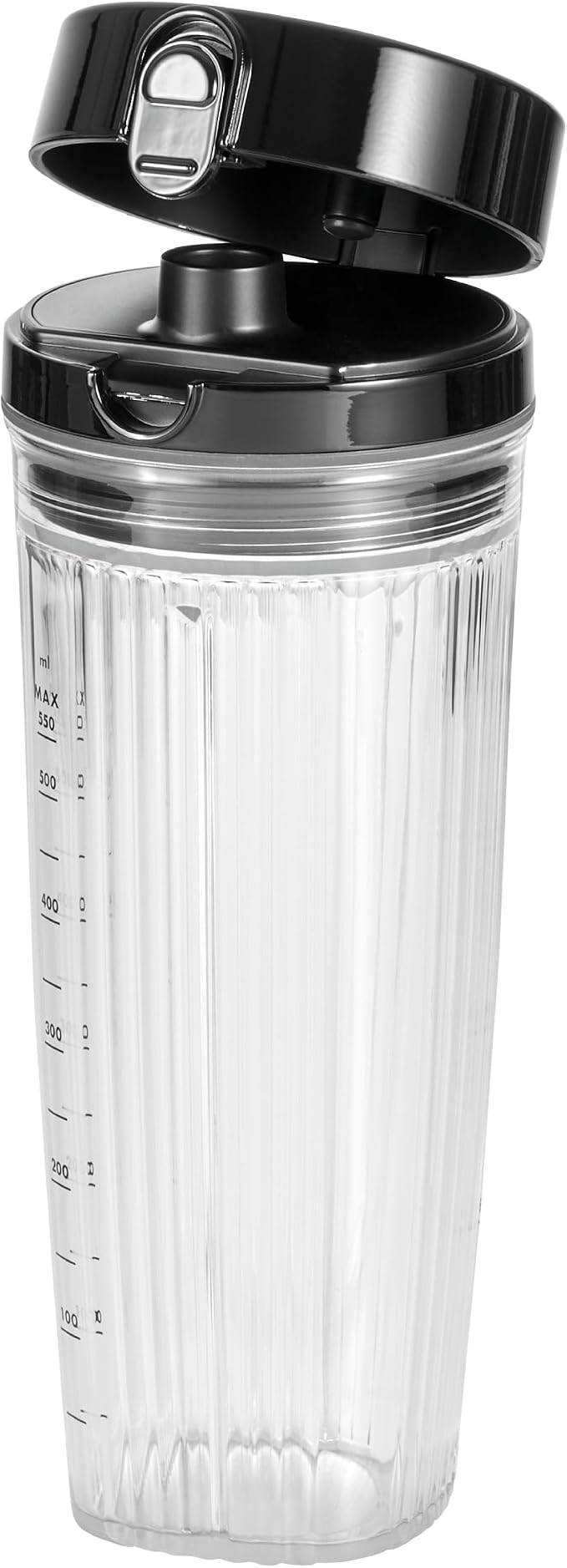 ZWILLING Enfinigy Personal Blender, Piranha Teeth Cross Blade for Ultimate Blending, Smoothies, Shakes and More, 20 fl oz Breakproof Travel Cup with Lid, BPA Free, Black