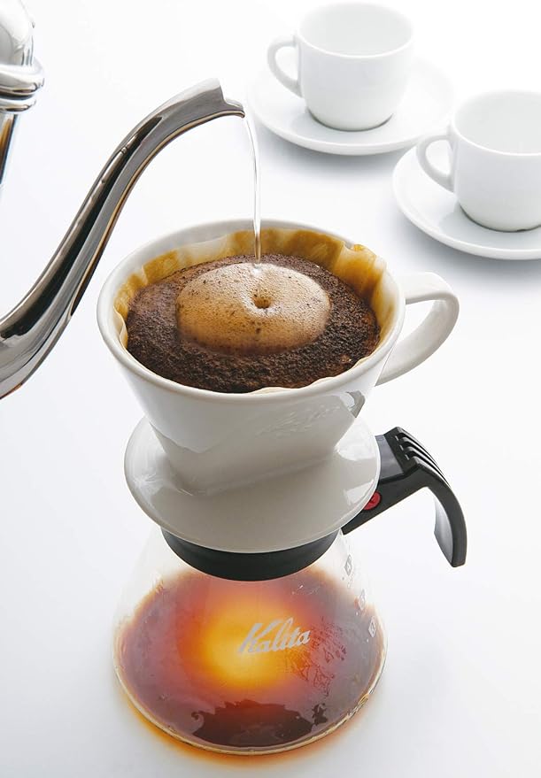 Kalita - 2001 Kalita 102 Ceramic Dripper Coffee Dipper, white | Coffee Dipper