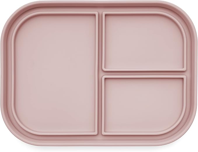 Ali+Oli Silicone Bento Box for Kids, Baby Lunch Box, BPA-Free, Spill-Proof | Daycare, Preschool, Food separation, Portion control, Snack storage, Travel-friendly, Easy cleaning, Toddlers