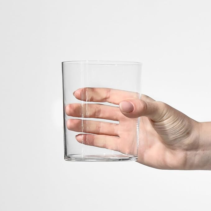 KROSNO Drinking Glasses Set of 6, 16.9 oz, Mixology Collection | Cider Tumbler, Lead-Free Glassware set for Water, Juice & Cocktails, Beer, Dishwasher Safe