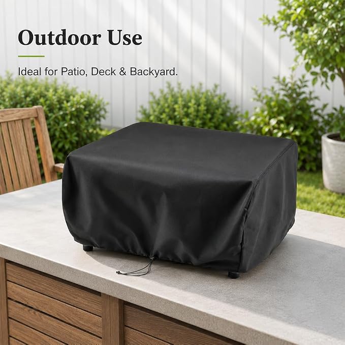 Electric Griddle Cover for Wolf Gourmet WGGR100S Tabletop Griddle Outdoor Protective Cover Dust Resistant Storage Cover 22.5 x 19 x 9 in