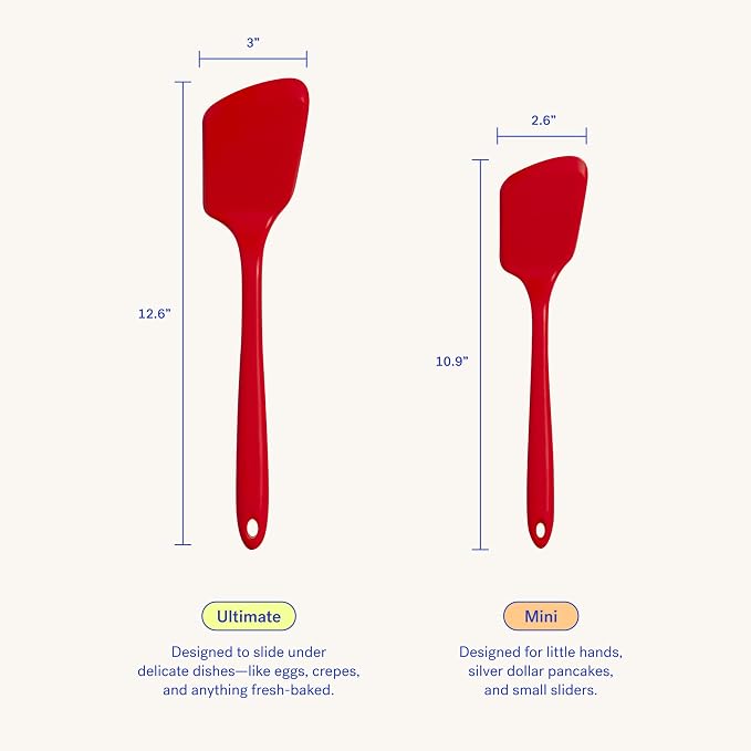 GIR: Get It Right Premium Silicone Spatula Turner (Black), Ultimate - 13 IN