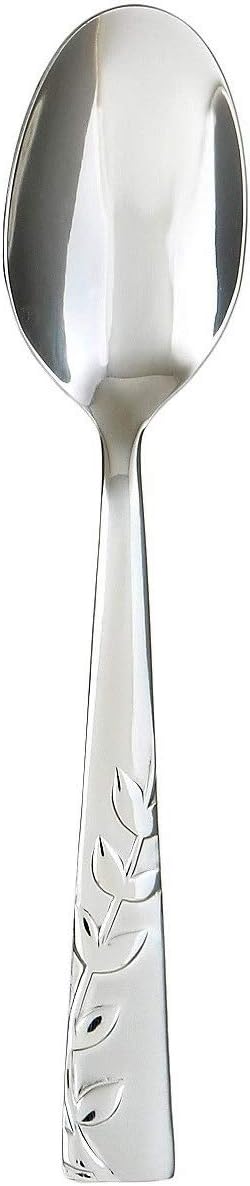 Cambridge Silversmiths 268320R Blossom Sand 20-Piece Flatware Silverware Set, Service for 4, Stainless Steel, Includes Forks/Knives/Spoons, Brushed Finish (Pack of 3)