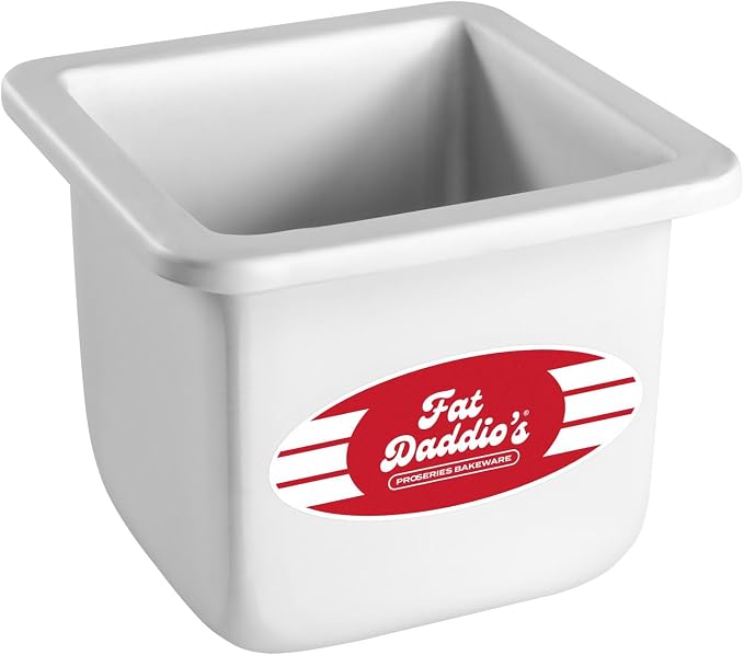 Fat Daddio's Anodized Aluminum Square Cake Pan, 4 x 4 Inch
