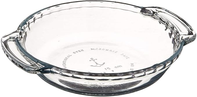 Anchor Hocking Mini Pie Plate Oven Basics, Glass, 6-Inch, Clear