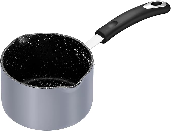 The All-In-One Stone Saucepan and Cooking Pot By Ozeri | Utilizes A Stone-derived Coating From Germany That Is 100% Free of APEO, GenX, PFBS, PFOS, PFOA, NMP and NEP