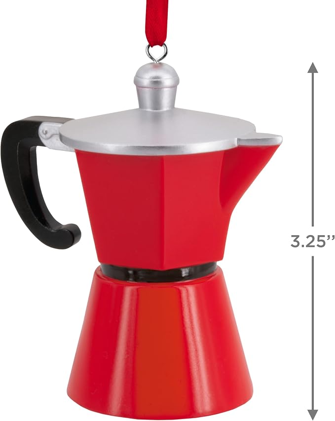 Hallmark Coffee French Press Christmas Ornament