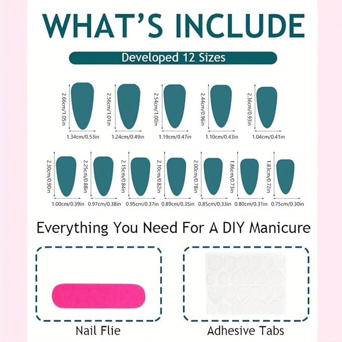 30Pcs Summer Flower Press On Nails Medium Almond Fake Nails with Pearl Design Blue Pink Cute Nails Glossy Full Cover Acrylic False Nails Reusable Summer Beach Stick On Nail for Women Vacation Nail Art