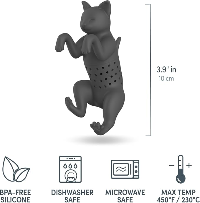 Genuine Fred PURRTEA Cat Silicone Tea Infuser